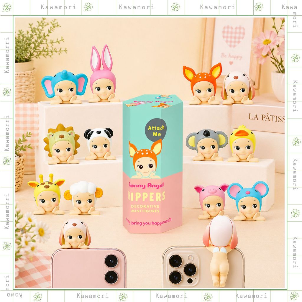 [ของแท้ Sonny Angel] Blind Box Sonny Angel Hippers Animal Series สติ๊กเกอร์โทรศัพท์รุ่น