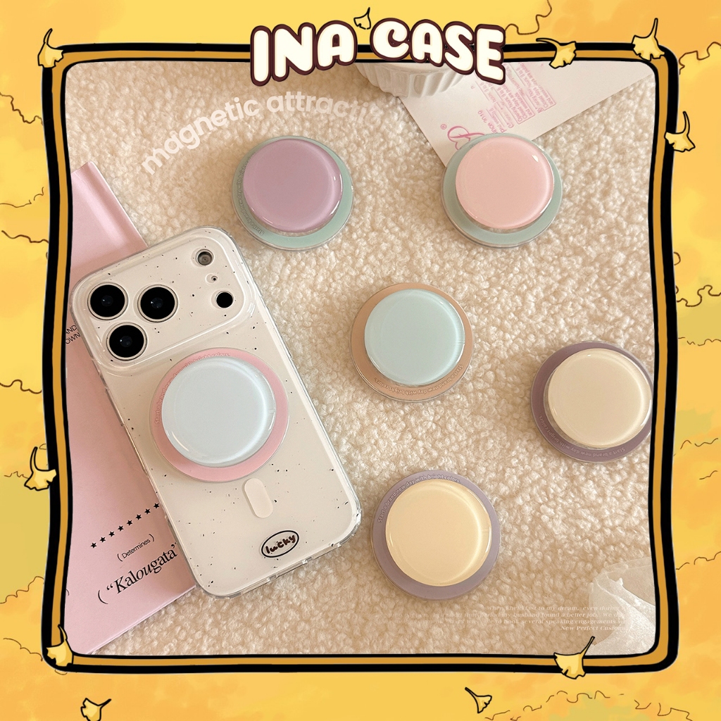 ที่วางโทรศัพท์ชาร์จแม่เหล็ก Sweet Candy Dot - P95