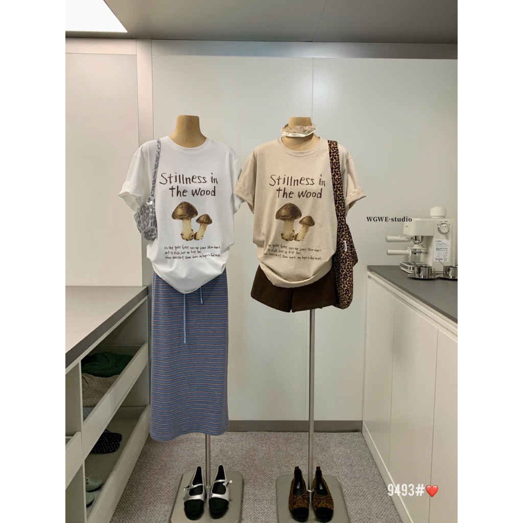 เสื้อยืดเห็ดหลวม WG.WE