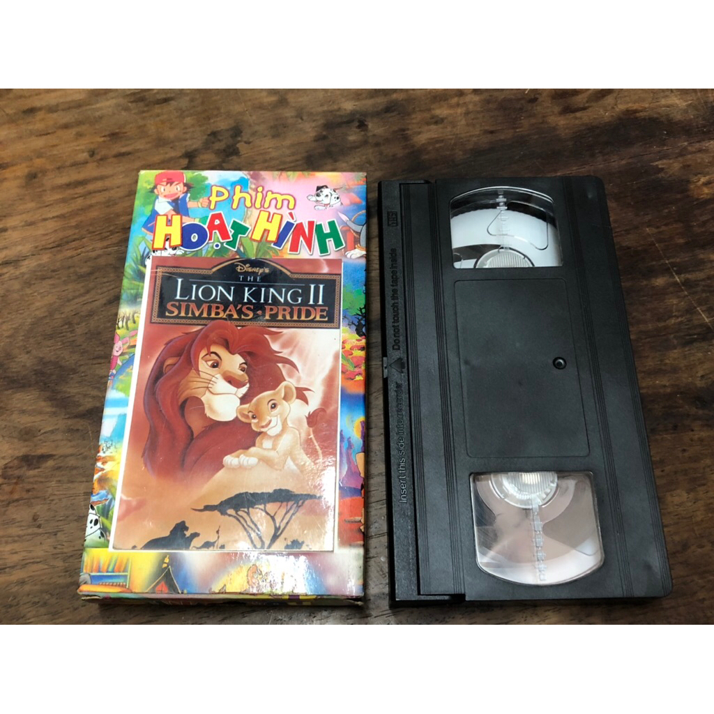 VHS เทปกษัตริย์สิงโตการ์ตูนดูดี