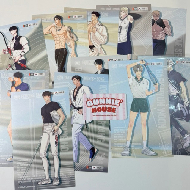 [ปิด, AVAILABLE] ปฏิทินโปสการ์ด Lezhin 2024 (11 แผ่น)