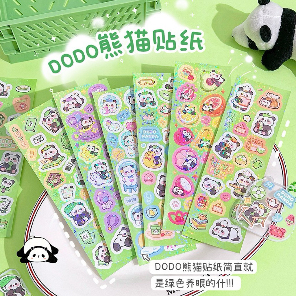 Capybara Glitter Sticker 1 แผ่น กันน้ํา