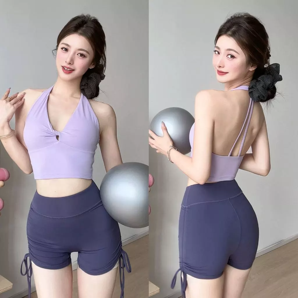 เบเยร์สปอร์ต ชุดชั้นในกีฬาสตรีโครเชต์รัดตัวเปิดหลังยืดวัสดุนุ่ม thumbnail 9