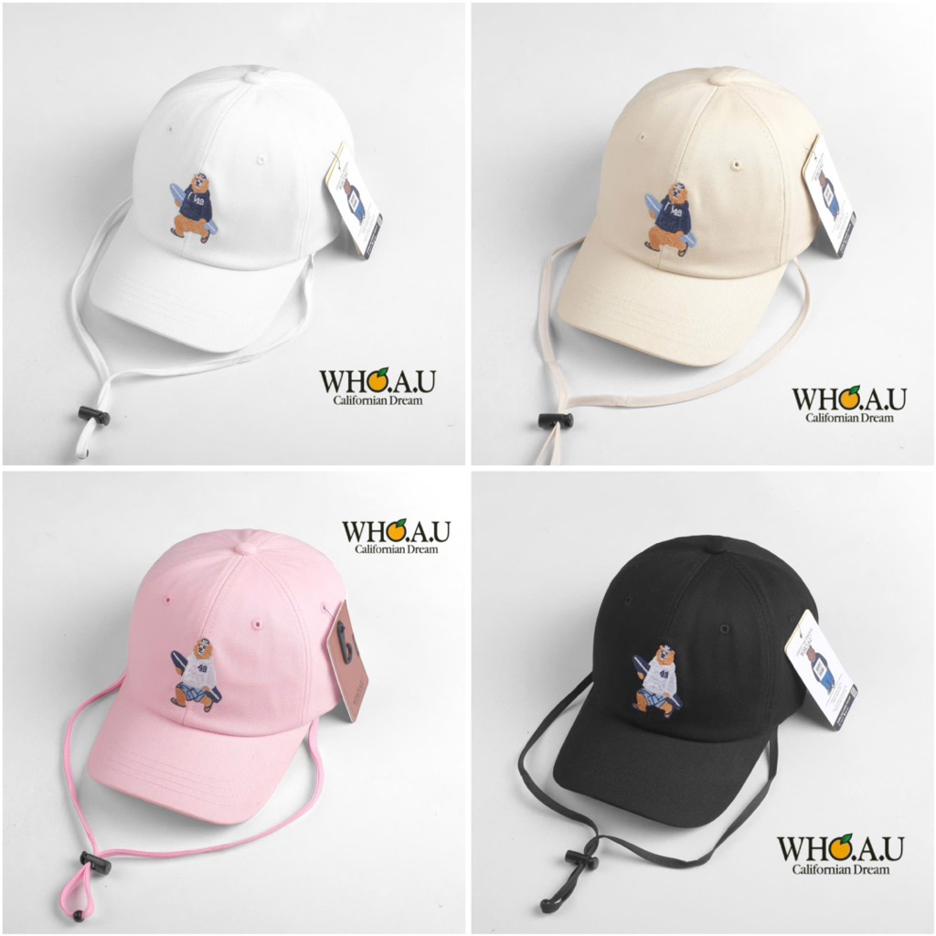 Whoau Steve Nylon String Ball Cap