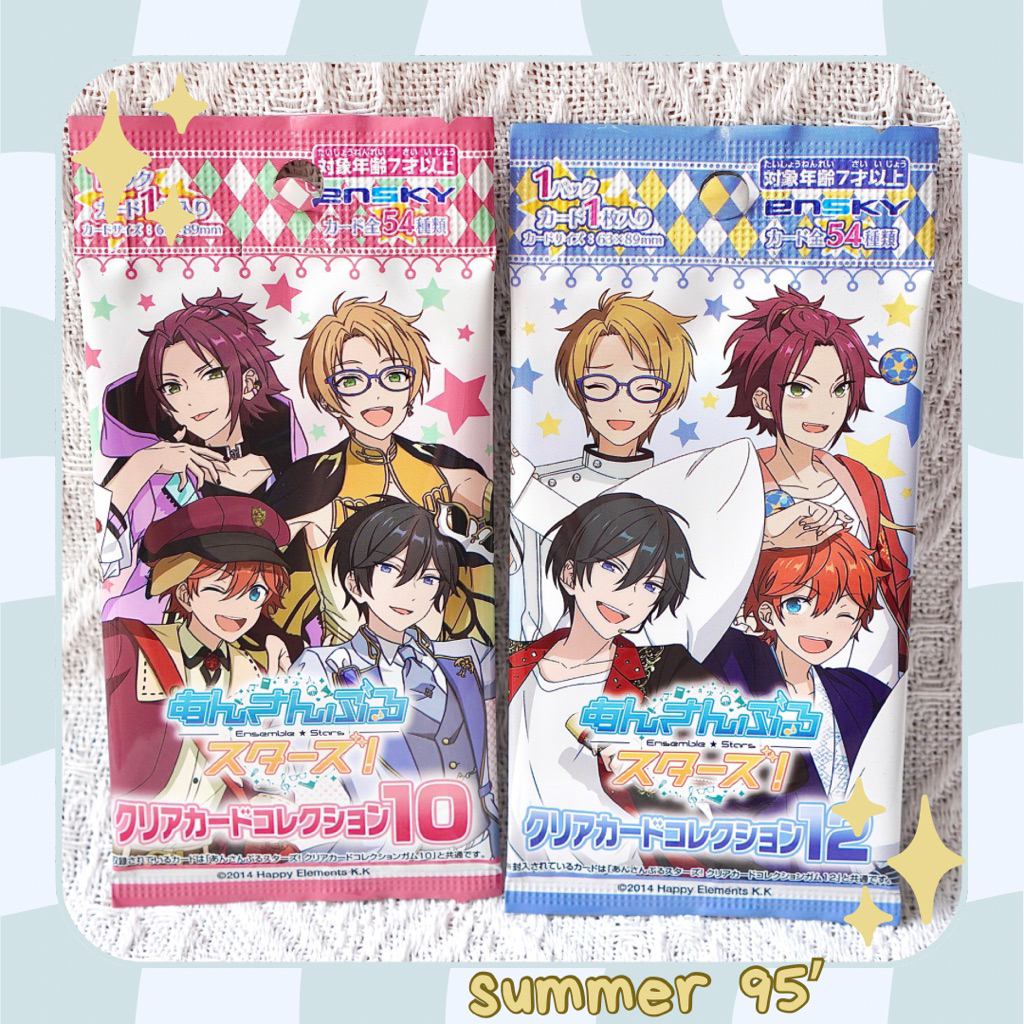 [READY-SUMMER 95] แพ็คการ์ดใส Ensemble Stars Idol Training diginity card Pack