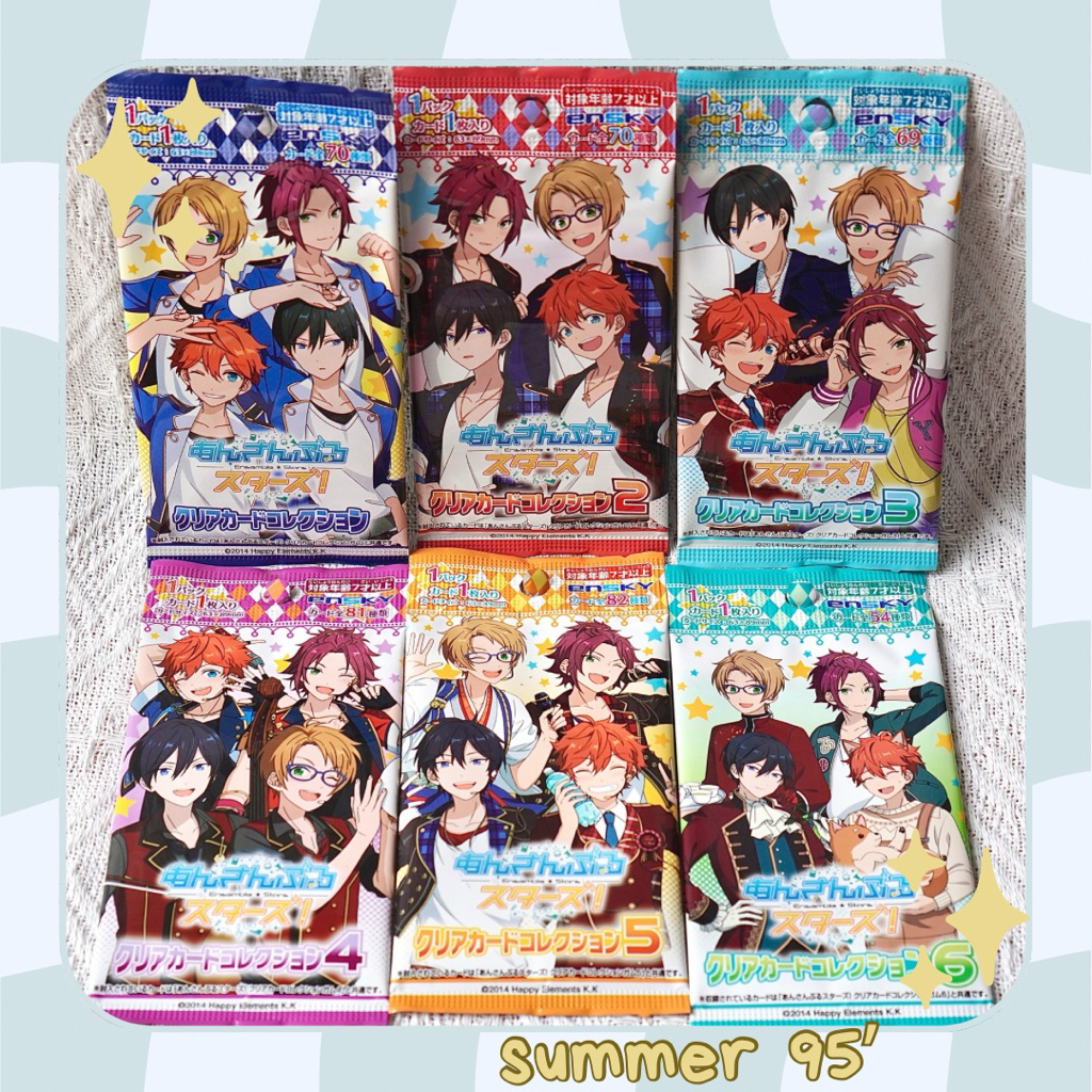 [READY-SUMMER 95] แพ็คการ์ดใส Ensemble Stars Idol Training diginity card Pack