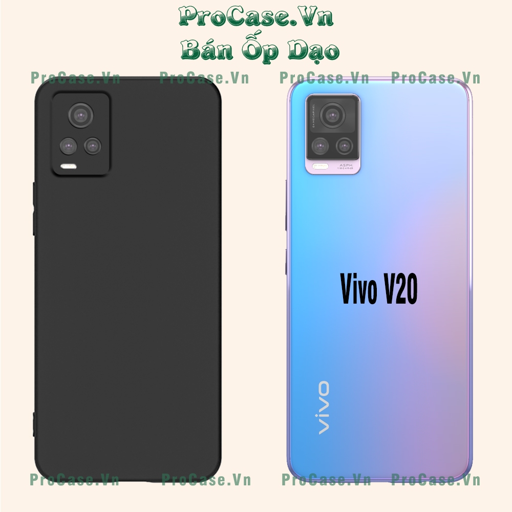 Vivo V20 / V20 SE / Vivo V21 เคส TPU ยืดหยุ่น ขอบเหลี่ยม กันกระแทก ป้องกันกล้อง