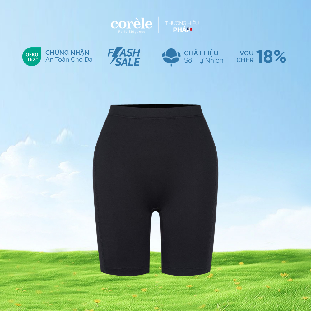 กางเกงไบค์เกอร์ทําจากเส้นใยโอ๊คเบนign ทรงเข้ารูป มาตรฐาน OEKO-TEX | CORÈLE SLN02A