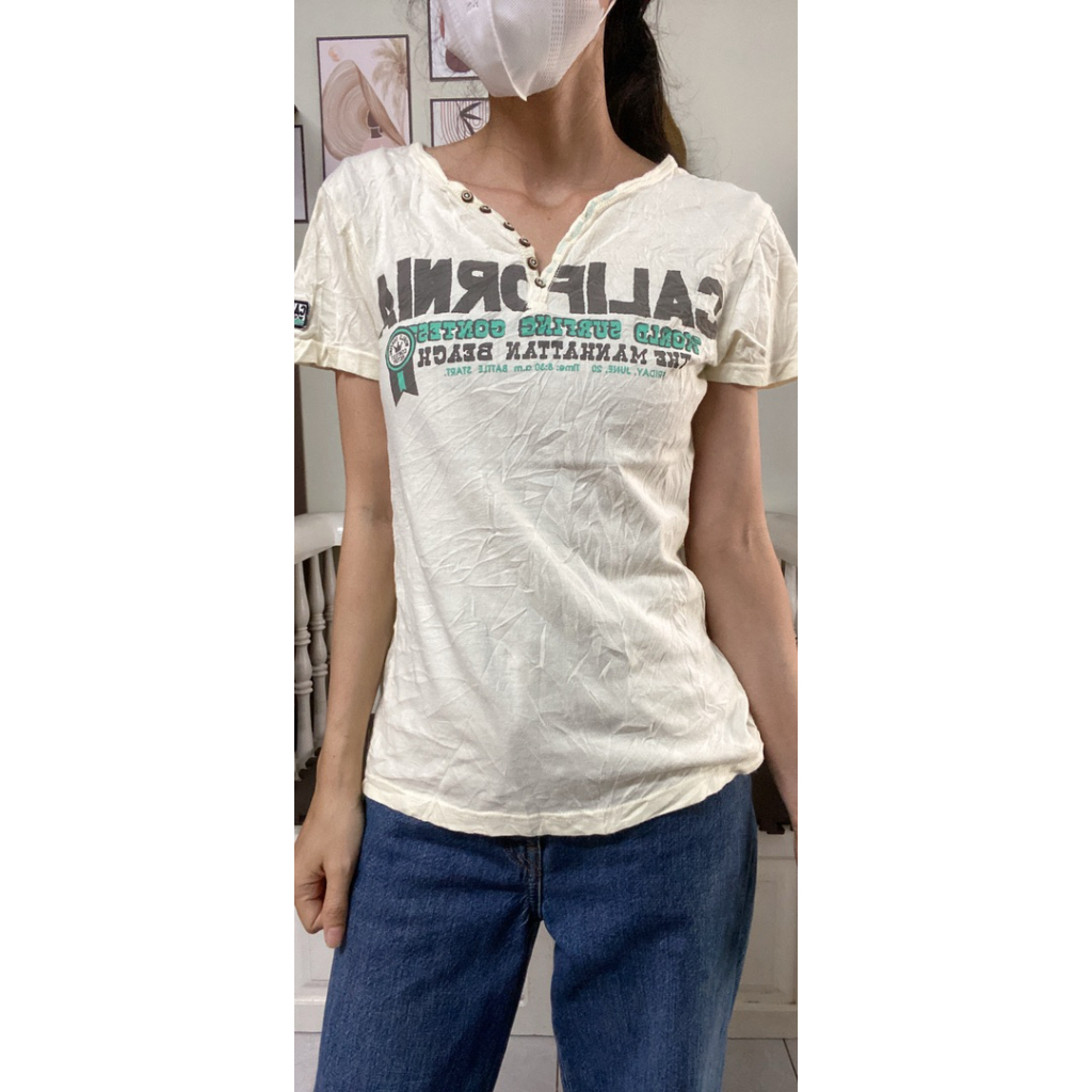 เสื้อยืดญี่ปุ่น. เหมือนใหม่. ผ้าฝ้ายเนื้อนุ่มและเย็น.n82-d58