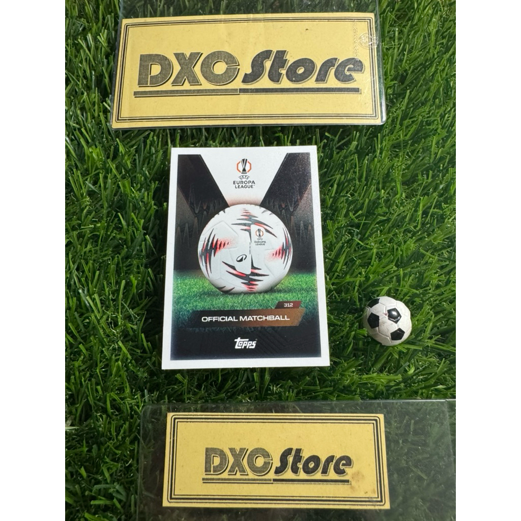 [ ของแท้ ] - MATCHBALL OFFICIAL - EUROPA LEAGUE - TOPPSMATCH ATTAX EXTRA 2026