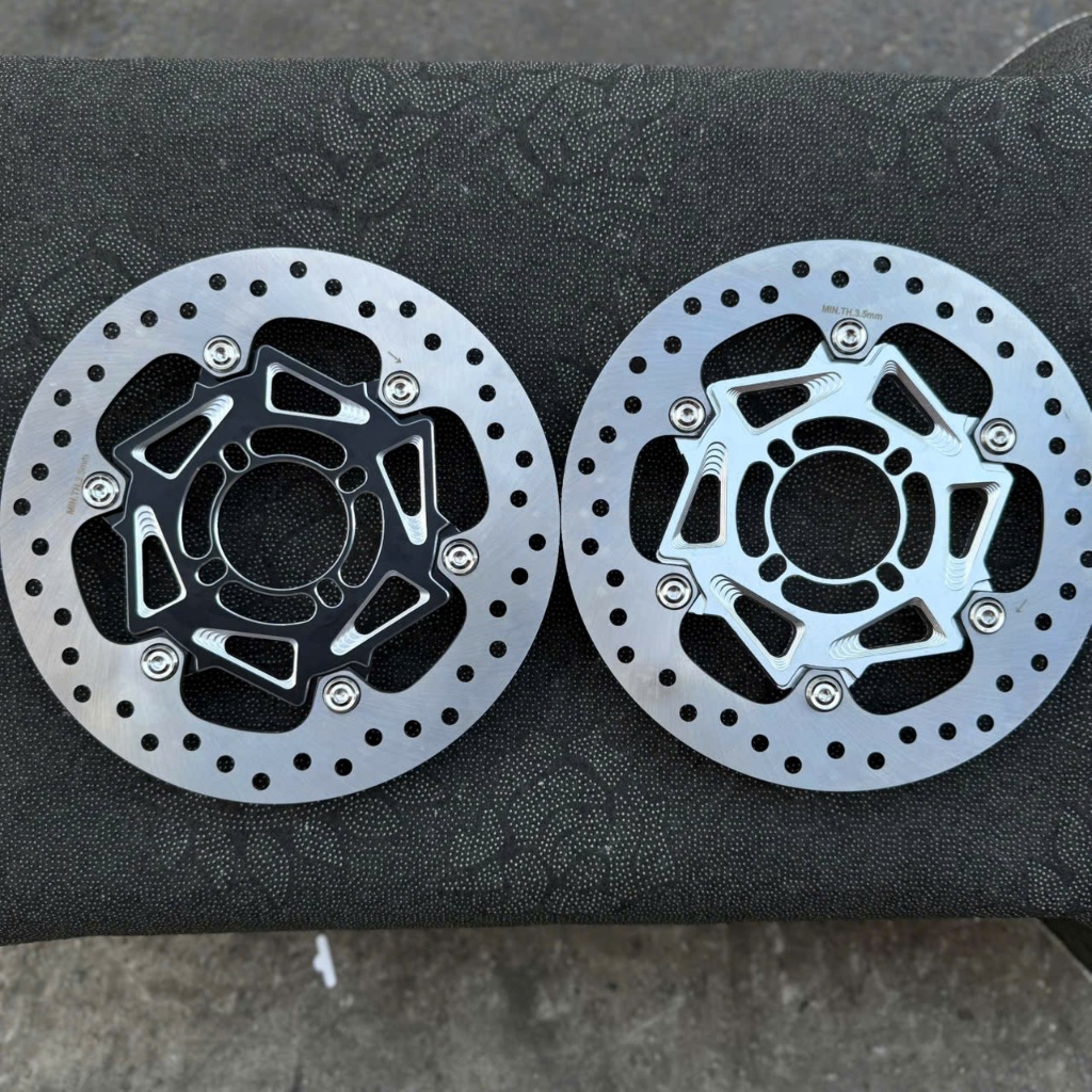 จานเบรควินเนอร์ + ขอบ CNC 2 Line 260mm ติดตั้งกับรถหลายรุ่น