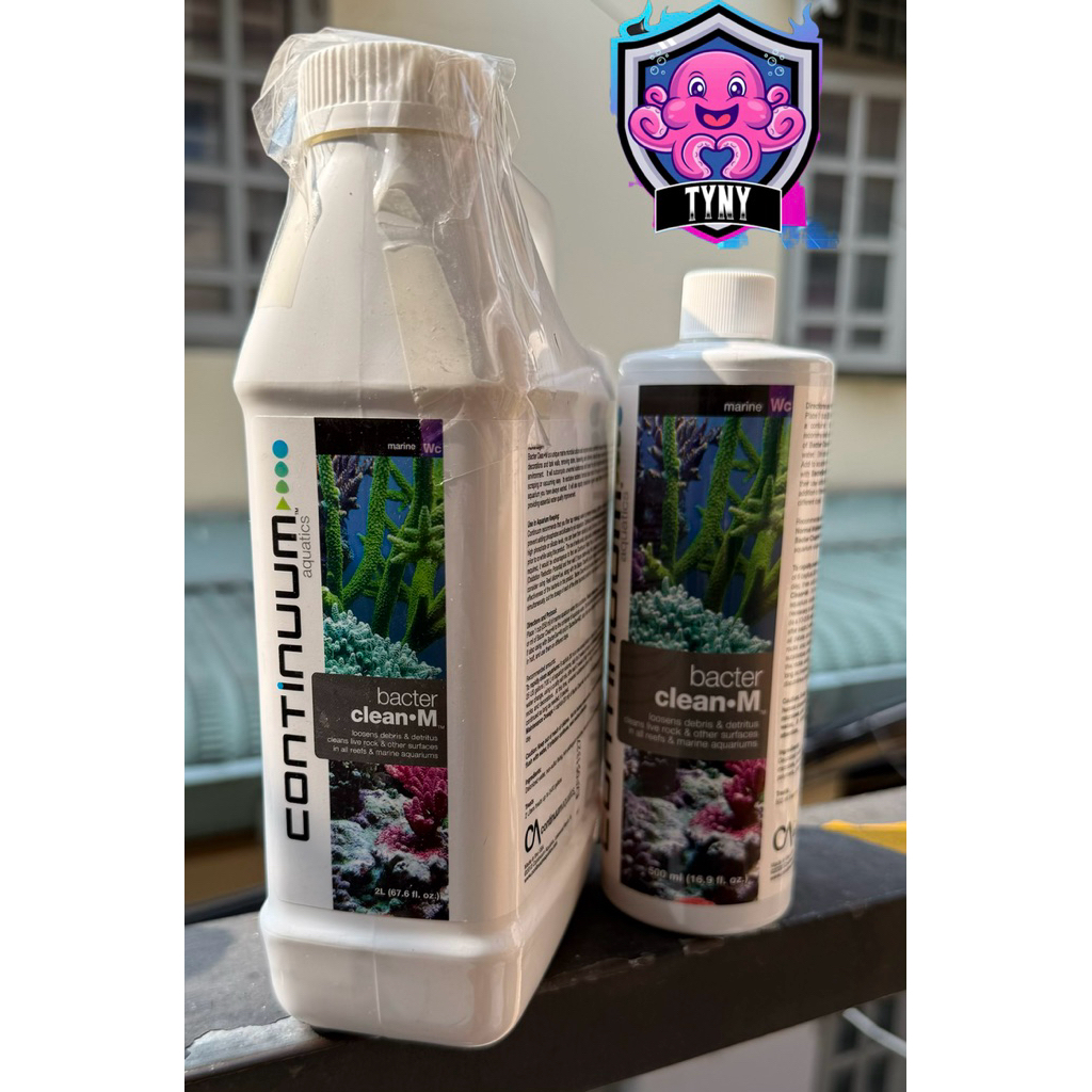 BACTER CLEAN M CLEANSE และ ANTI-GROSS สําหรับ CONTINUUM AQUATICS MARINE AQUARIUM TANKS