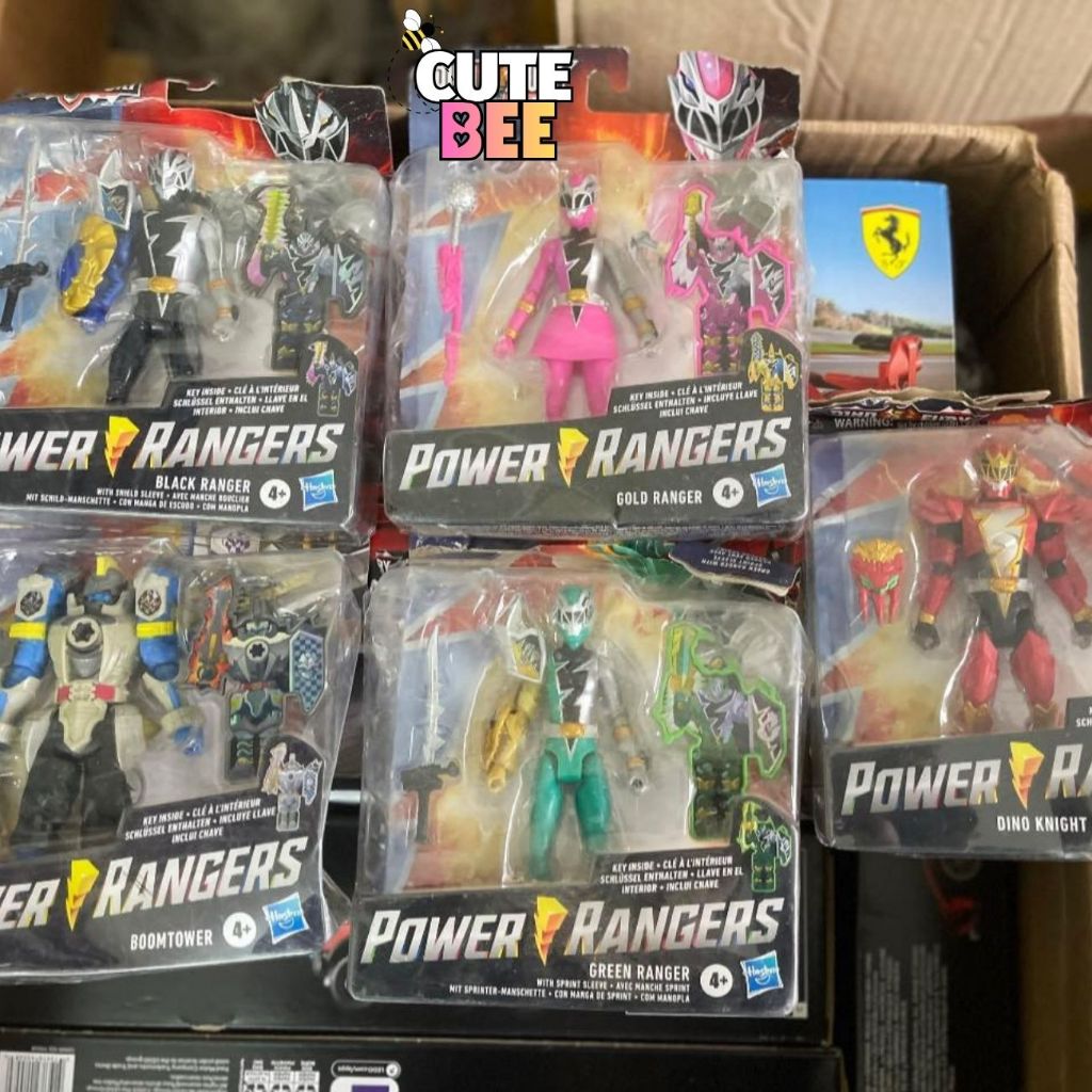 หุ่นยนต์ Power Rangers 5 Super Brothers กล่องเดิม เปลือกบุบ - ของเล่น CUTE BEE