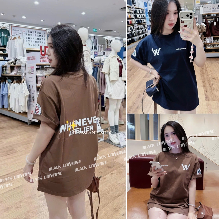 เสื้อยืด Gavana premium Whenever ทําจากผ้าฝ้ายยืด 2 ทาง จาก unisex หลวม