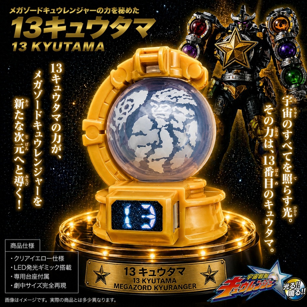 ของเล่นหยก 13 kingkong Kyutama Kyutama ของแท้ bandai Super Sentai Kyuranger Megazord 2065 nf4 12