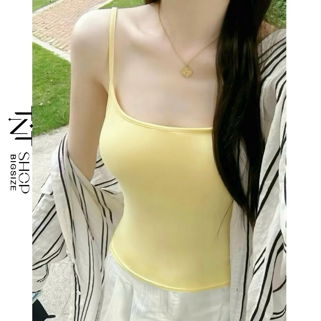 BIGSIZE WOMENS 2-STRING BODY SHIRT (ไม่มีโฟม)