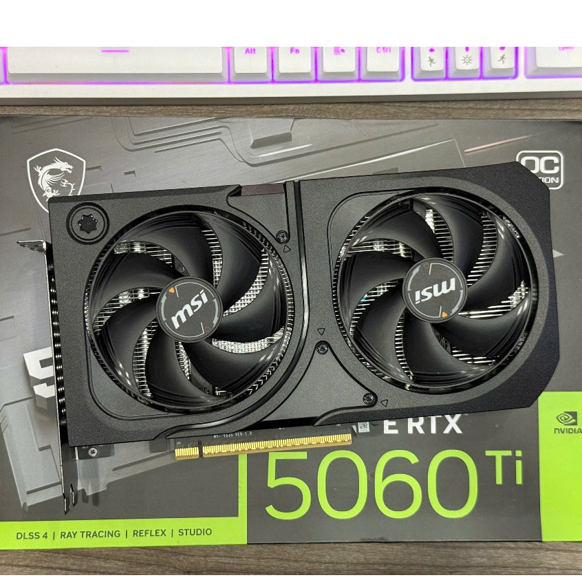 VGA MSI RTX 5060 Ti Shadow 2X 16GB OC GDDR7 ครบกล่องในยี่ห้อ 11/2022
