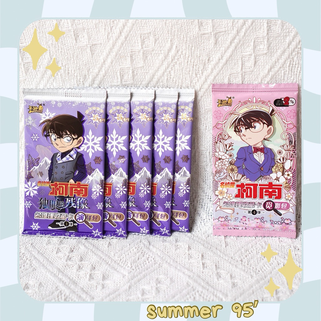 [READY BUY 5 แถม 1 ฟรี-SUMMER 95] ชุดการ์ดตัวละคร Detective Conan Movie 28