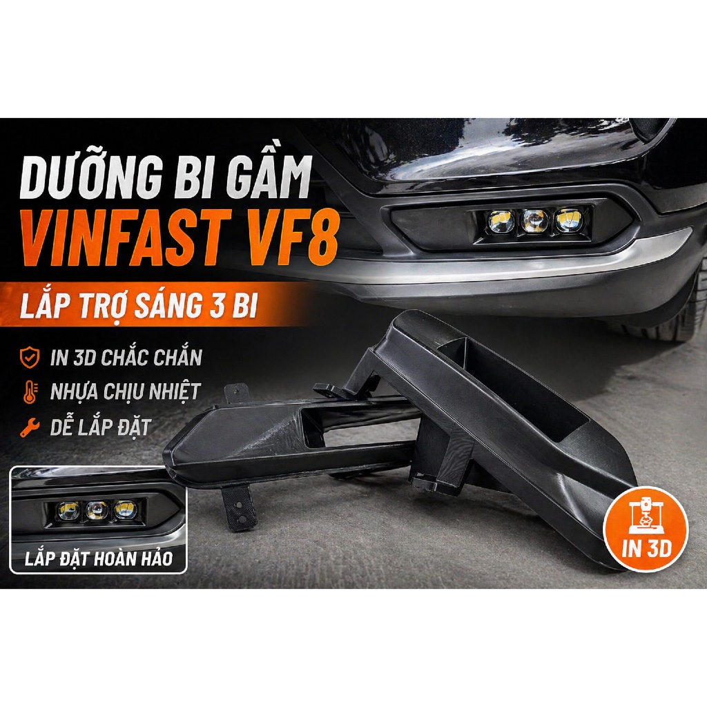 ครีมนวดผมใต้ท้อง VF8/VF9 ติดตั้งด้วยเครื่องช่วยแสง Aozoom EX3