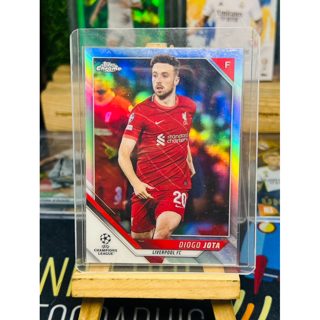 การ์ดฟุตบอล Diogo Jota Liverpool Silver Topps Chrome 2021/22