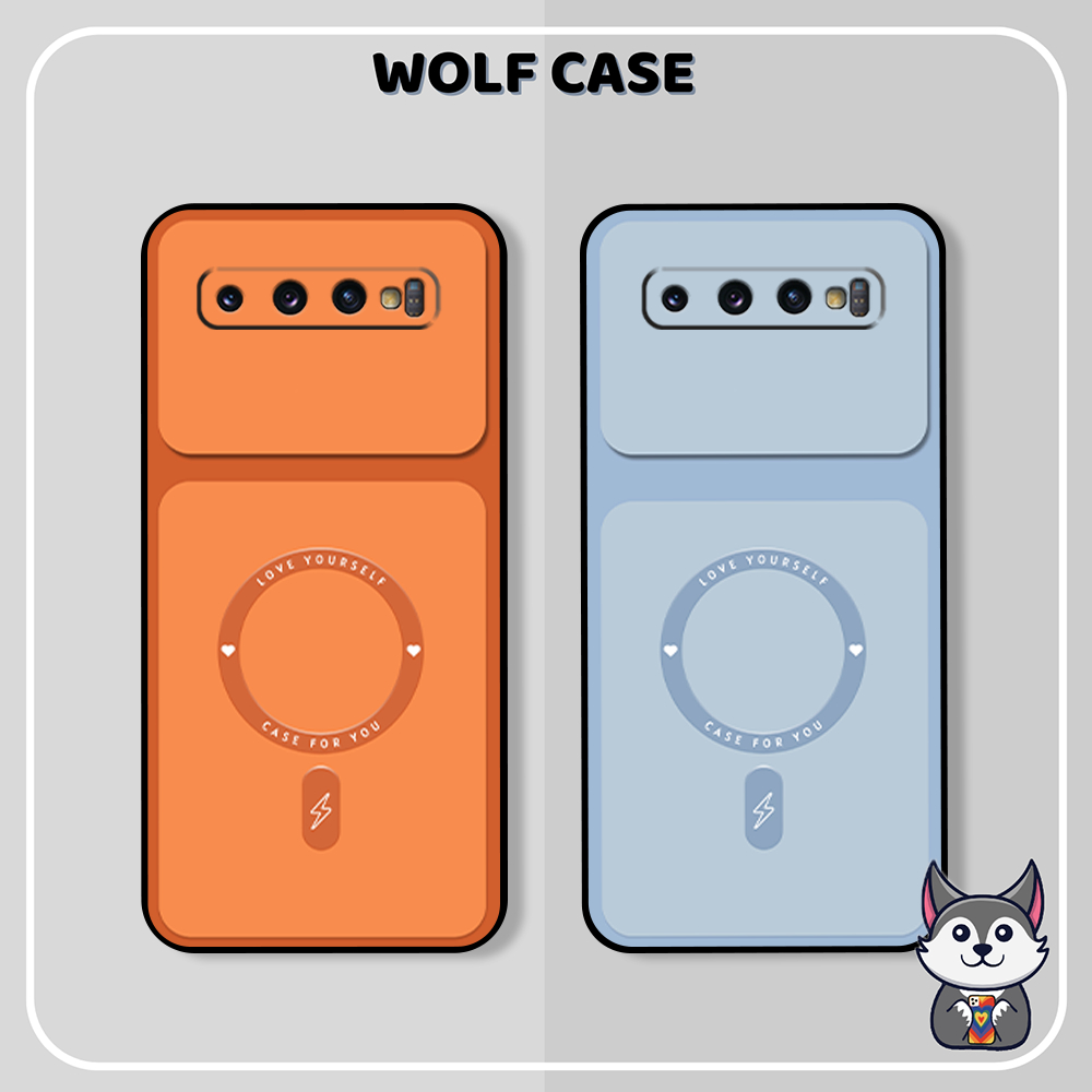 เคส Samsung S10 - S10 Plus - S10 5G พร้อมพิมพ์แม่เหล็ก BEAUTIFUL BASIC