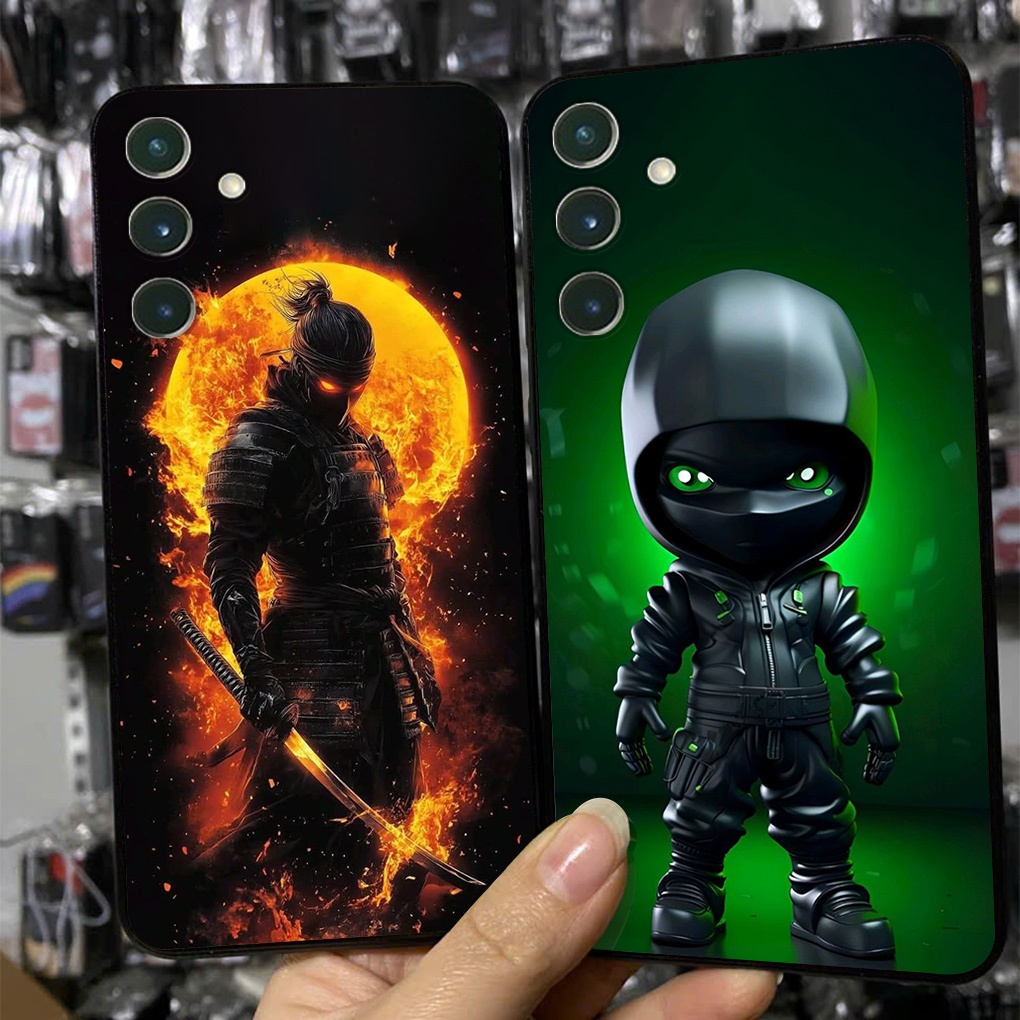 เคสสําหรับ Samsung ss s24 / ss s24 plus / s24 fe พร้อมพิมพ์ลายนินจาสุดเท่