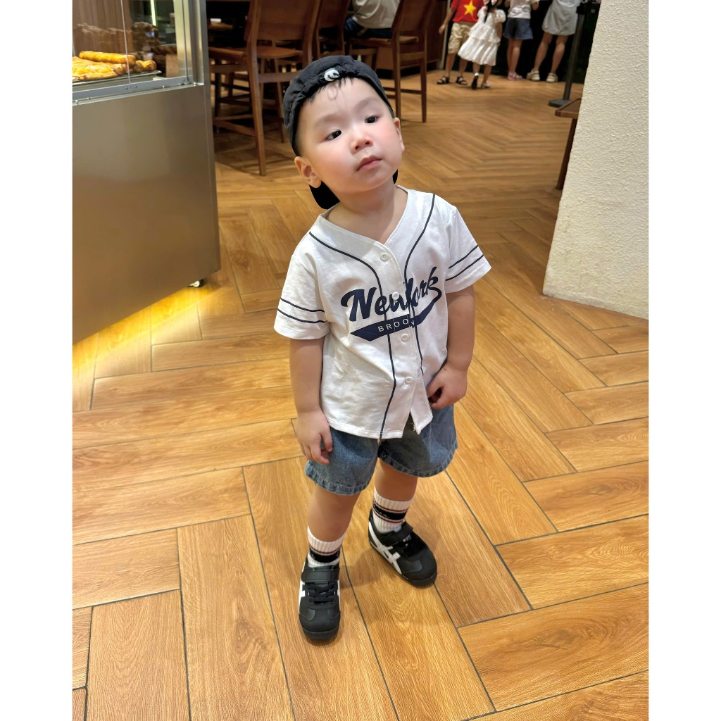 SET FOR BOYS COTTON SHIRT AND COOL SOFT JEANS 8-24KG(คอลเลกชั่น)