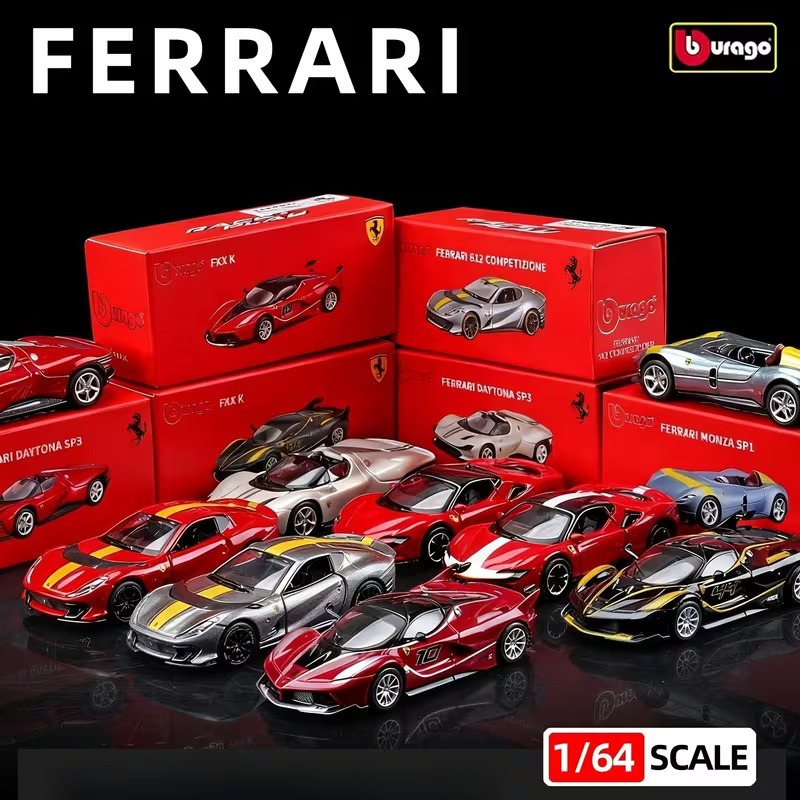 Ferrari SF90 F40 FXX K Laferrari รถเหล็กรุ่น 1:64 scale Bburago 18-56115