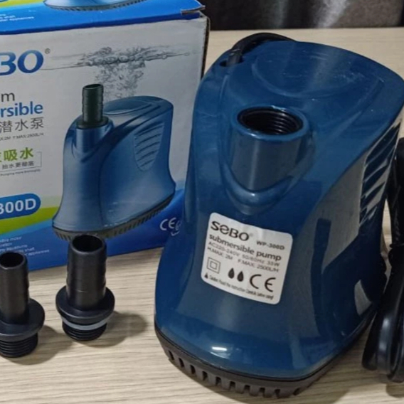 ปั๊มจุ่มดูดด้านล่าง 360 องศา วิ่งได้อย่างราบรื่น จํากัดเสียงรบกวน SOBO WP-100D, WP-200D, WP-300D,WP-