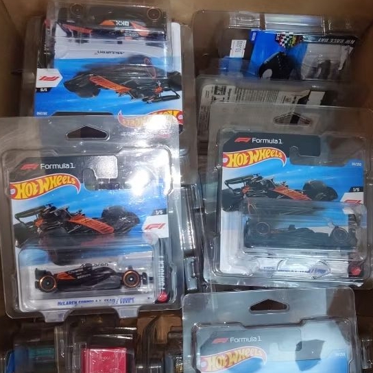 Hotwheels F1 1:64 scale alloy model การ์ดสั้นรุ่น