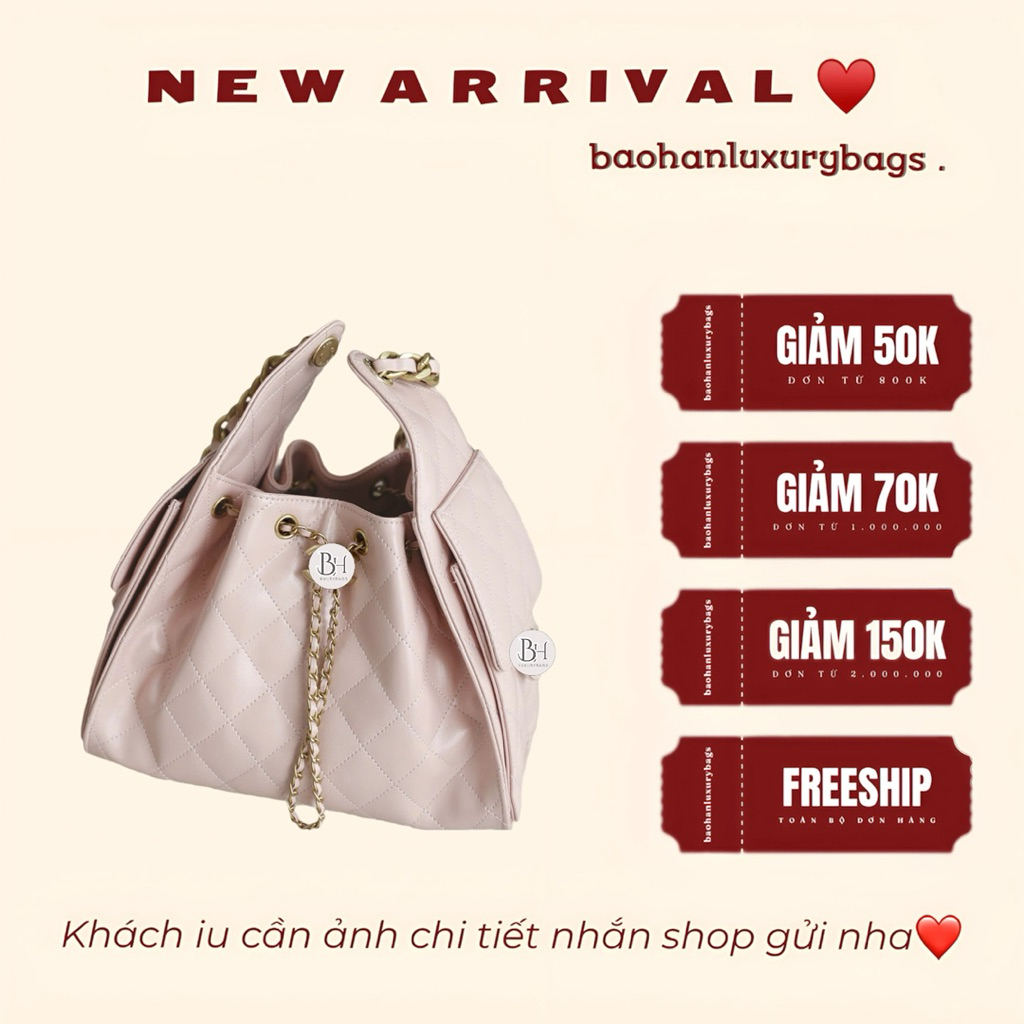 Baohancn26 กระเป๋าสะพายกุ๊ย ขนาด 26cm หนัง lambskin vip อุปกรณ์ครบกล่องมีแม่เหล็ก