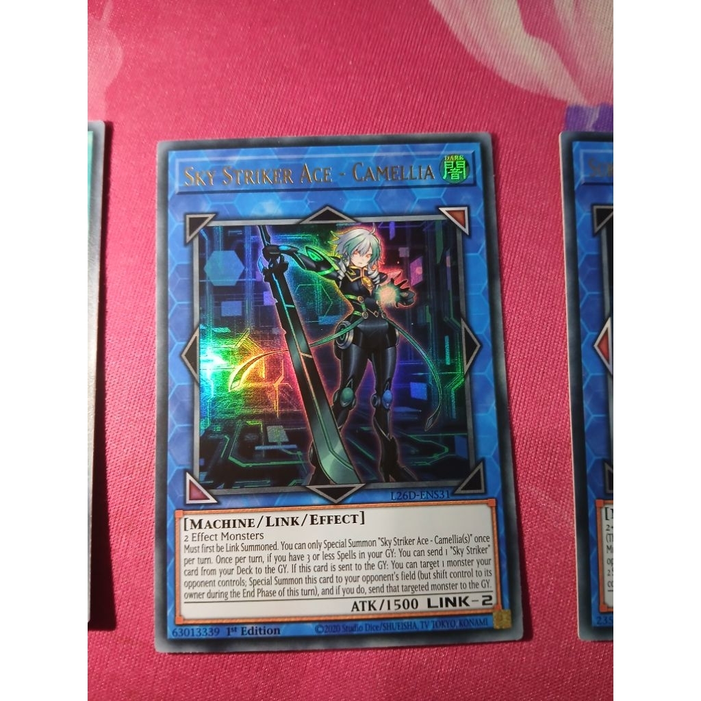 [Yugioh Bien Hoa Store] การ์ด 1 ใบ Sky Striker Ace - Camellia - L26D-ENS31 - หายากมาก