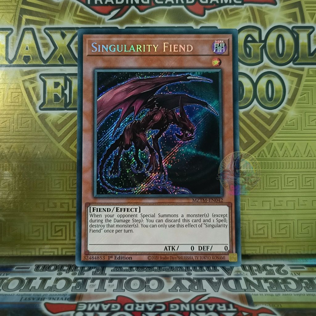 Siularity Fiend – MZTM-EN042 – การ์ด Yugioh หายากแห่งความลับ [การ์ด Yugioh]