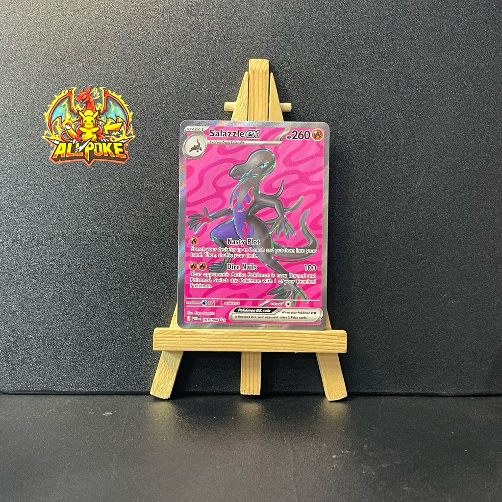 [ AllPoke ] การ์ด Pokemon TCG,Salazzle ex - 101/088 -M-NM