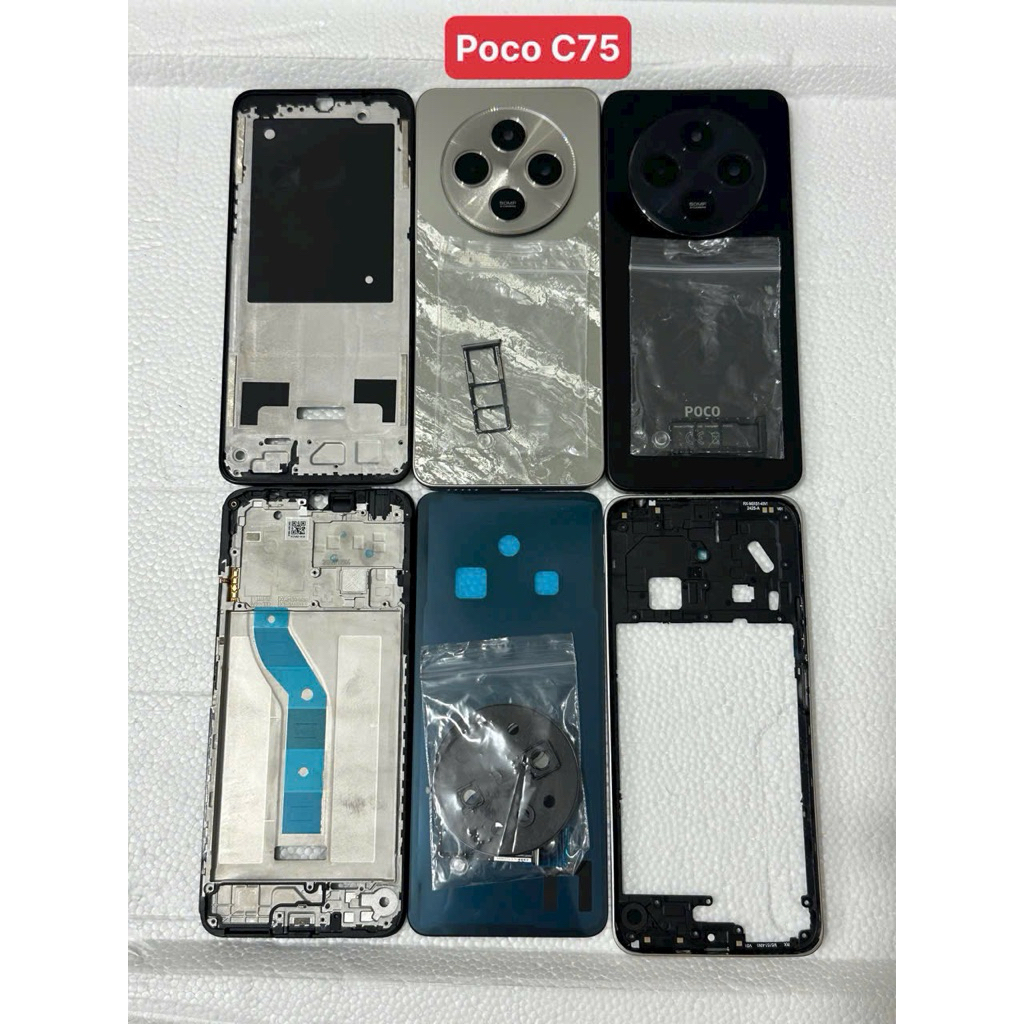 เคส poco c75 ใหม่พร้อมกุญแจถาดซิม