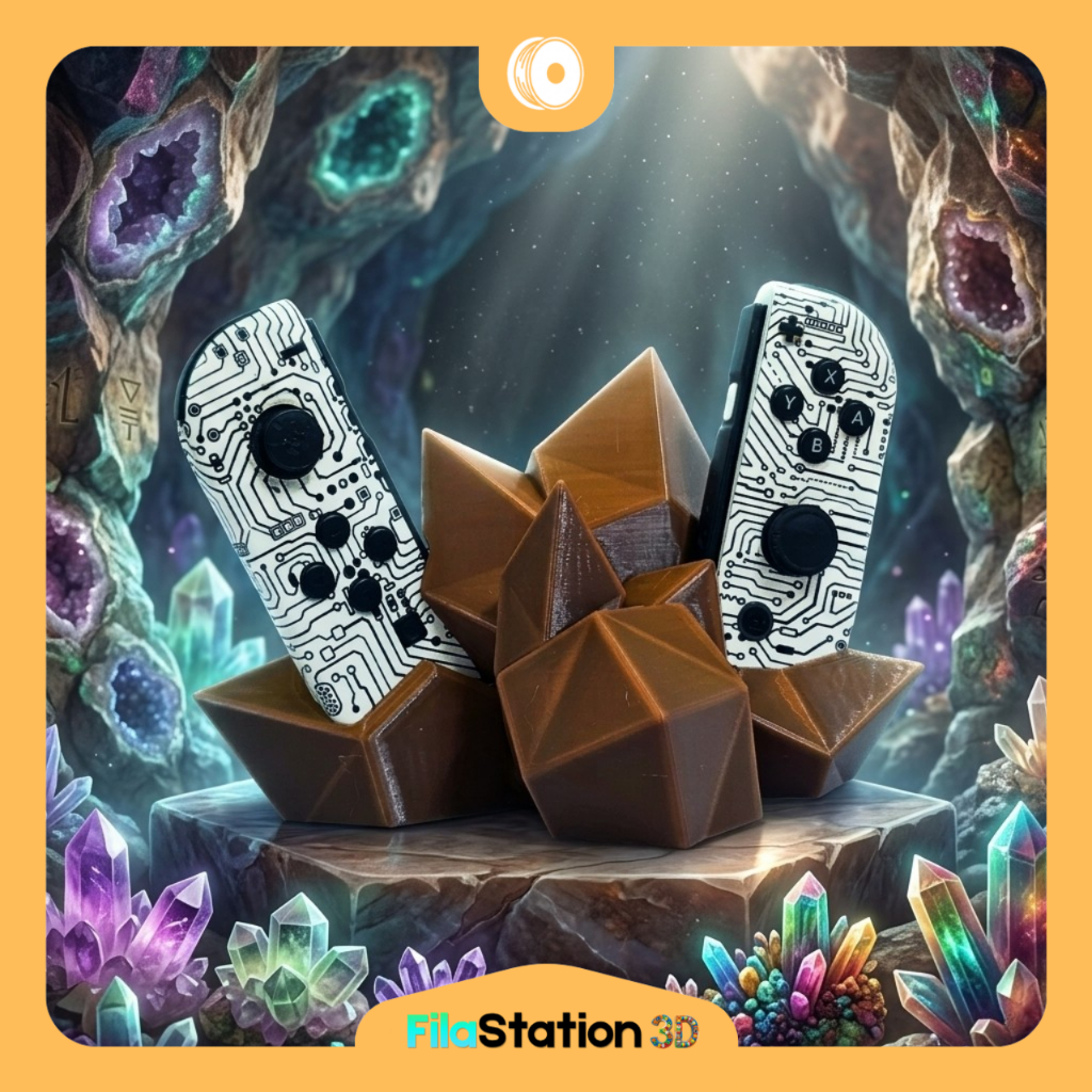 Joy-Con Nintendo Switch Stand - รุ่นคริสตัลตกแต่งที่ไม่ซ้ํากัน (JoyCon Nintendo Switch)