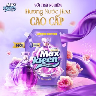 Combo 2 Nước Giặt Xả MaxKleen Hương Nước Hoa Cao Cấp