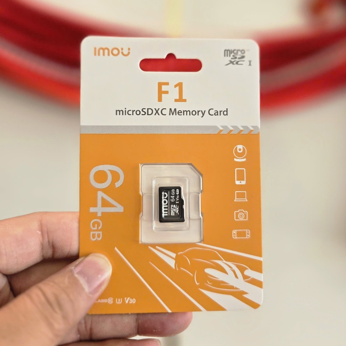 Imou ST3-64-F1 64GB การ์ดหน่วยความจํา MicroSD – ของแท้ At B1F TECH HOUSE