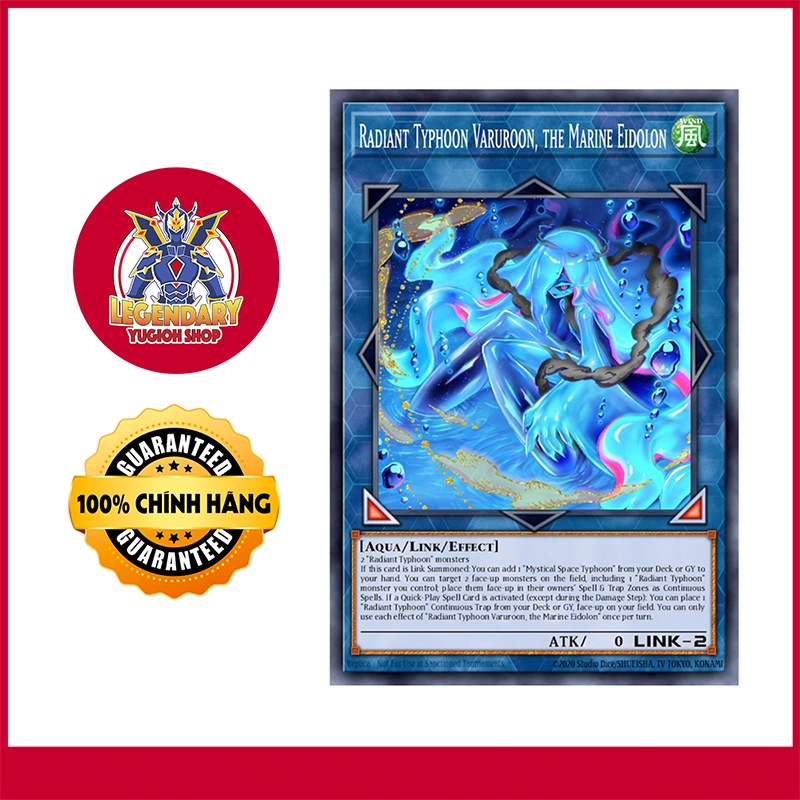 [การ์ด Yugioh ดั้งเดิม] Radiant Typhoon Varuroon Eidolon Marine