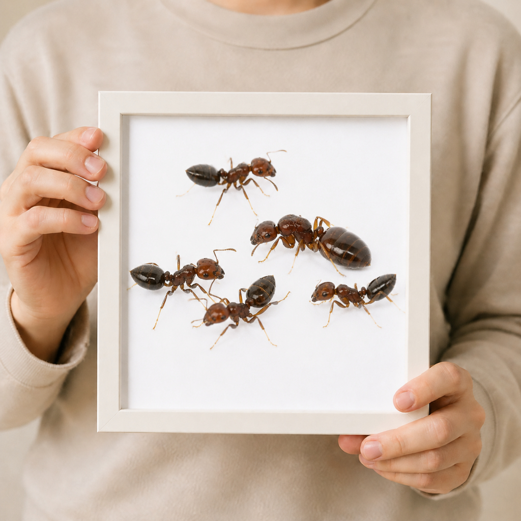 Crematogaster Rogenhoferi 1 Queen + Eggs Scene Model