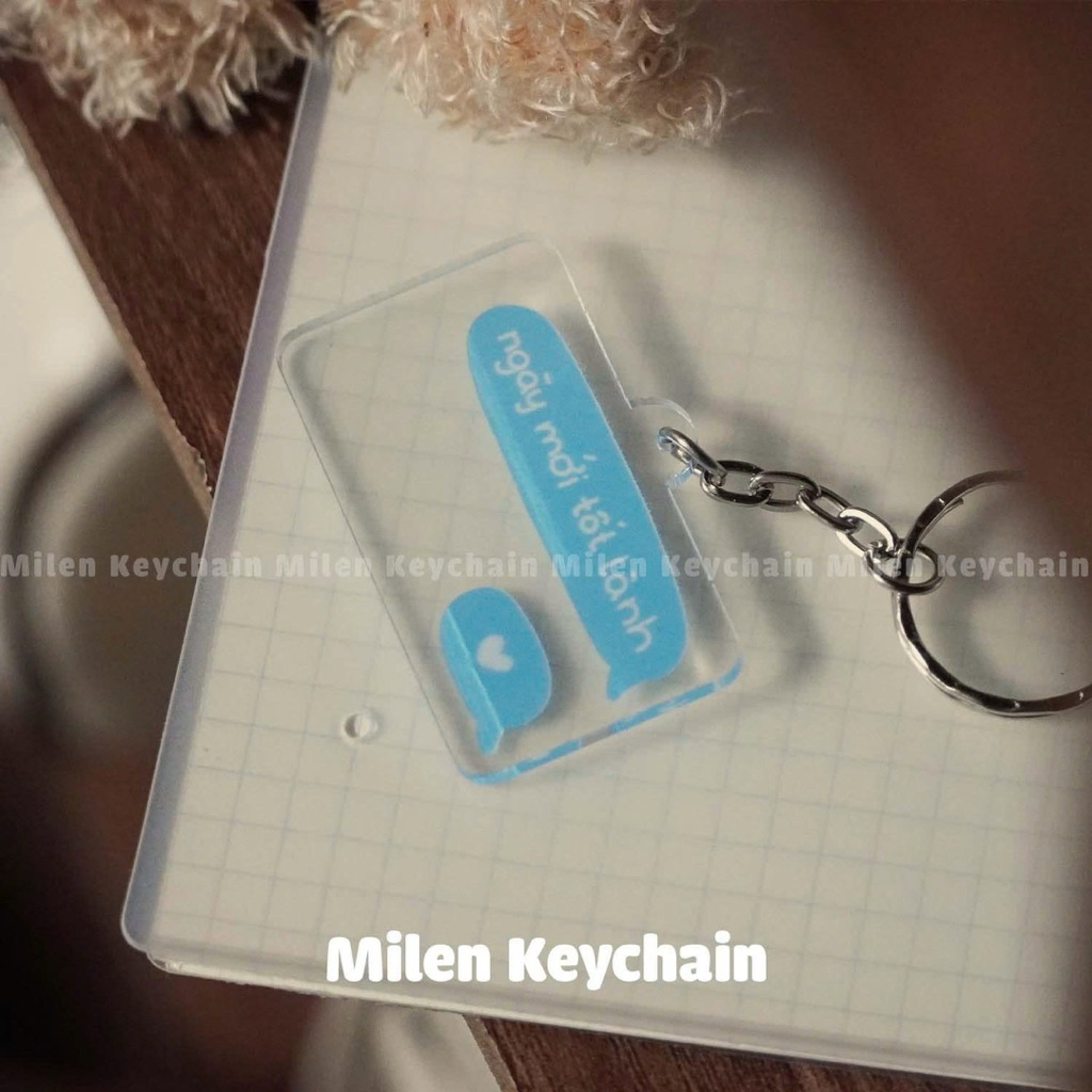 NORMAL SHOP KEYCHAIN - GOOD NEW DAY