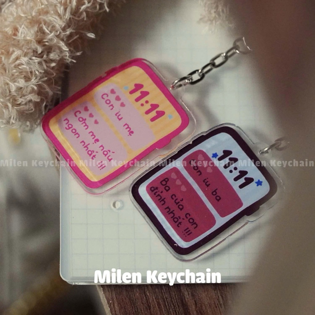 NORMAL SHOP KEYCHAIN - PARENTS IU