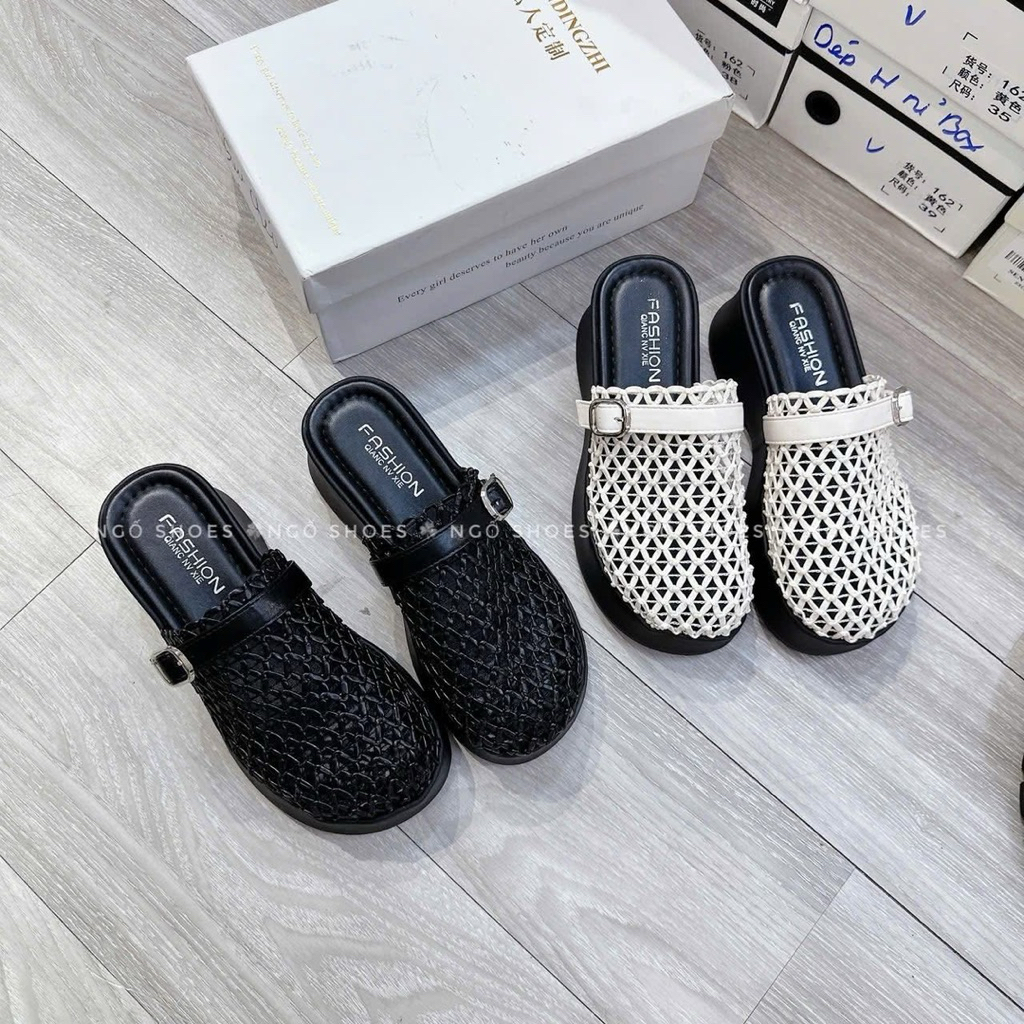[PHOTO OF SHOES] ตาข่ายส้นสูง QC Fullbox