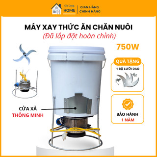 Máy xay thức ăn chăn nuôi công suất lớn, máy xay rau cho gà, vịt tiện lợi tặng kèm bộ lưỡi dao sơ cua