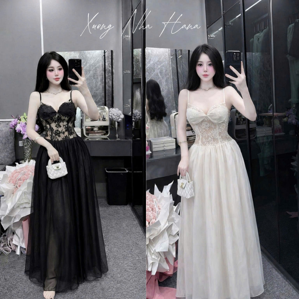 HANA LACE BREAST CUP DRESS - LUXURY LADY PRINCESS - PDD29