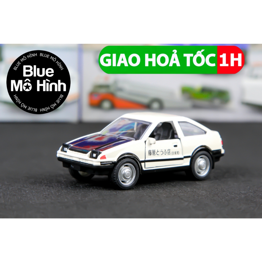 โมเดลโลหะ Toyota AE86 Trueno Initial D 1:43