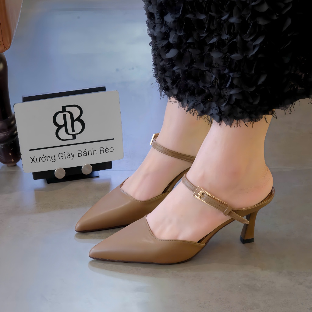 รองเท้าแตะผู้หญิง 5P และ 7P High Square Toe Square Sole Basic Square Toe Womens Sandals - นุ่ม น้ําห