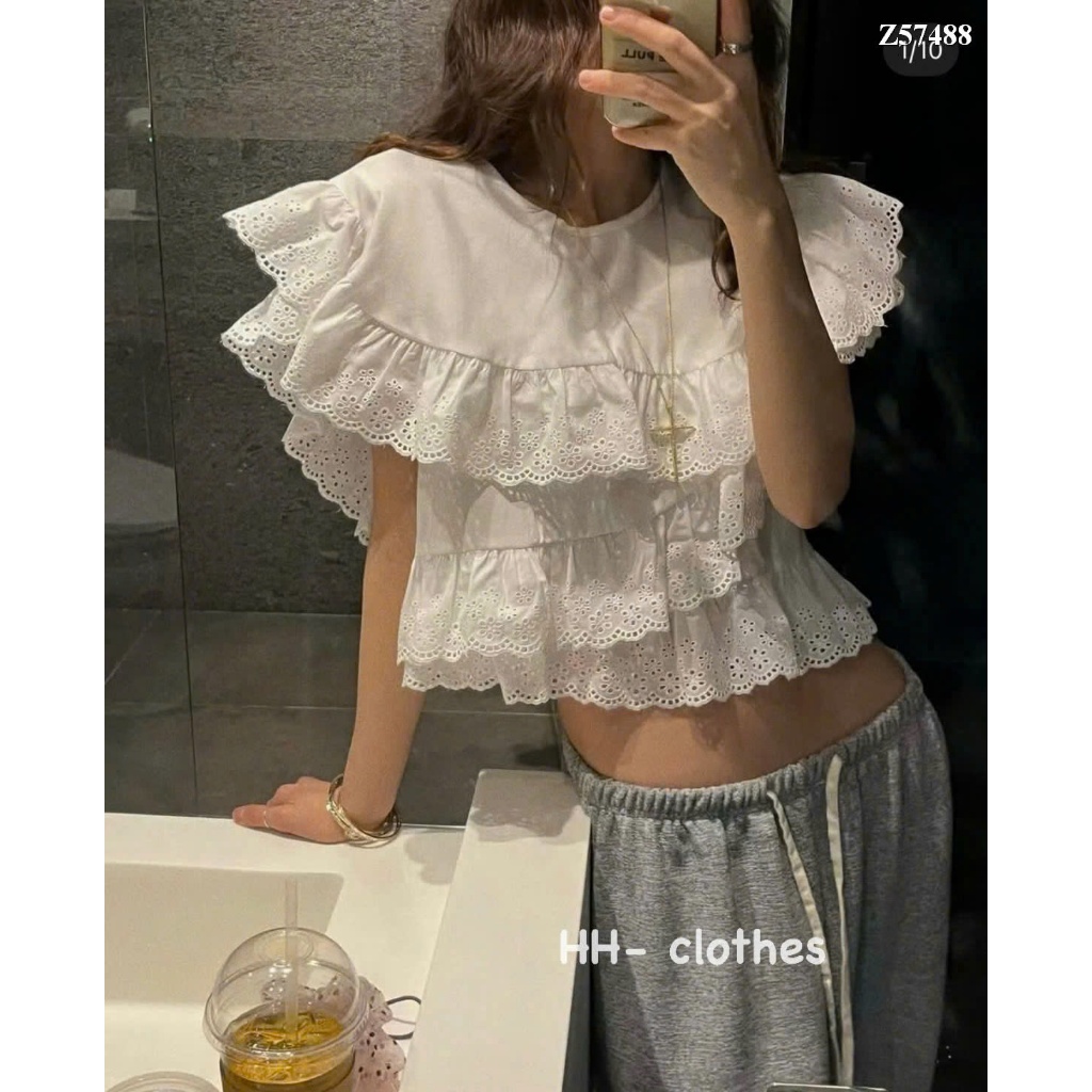 เสื้อลูกไม้ว่ายน้ํา S3 Floor – สไตล์ Lady Muse สุดสวย GEMINI