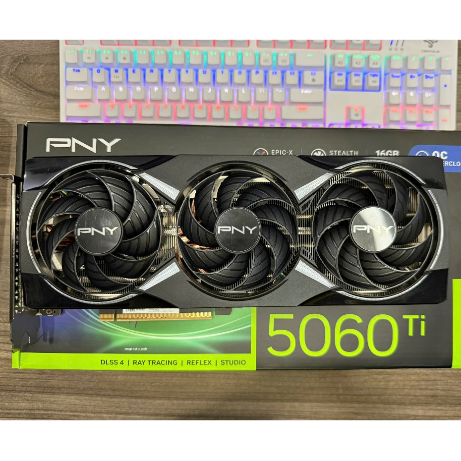 VGA PNY RTX 5060 Ti 16GB GDDR7 PCle 5.0 ARGB Full Box Same Serial - SPC 11.2028