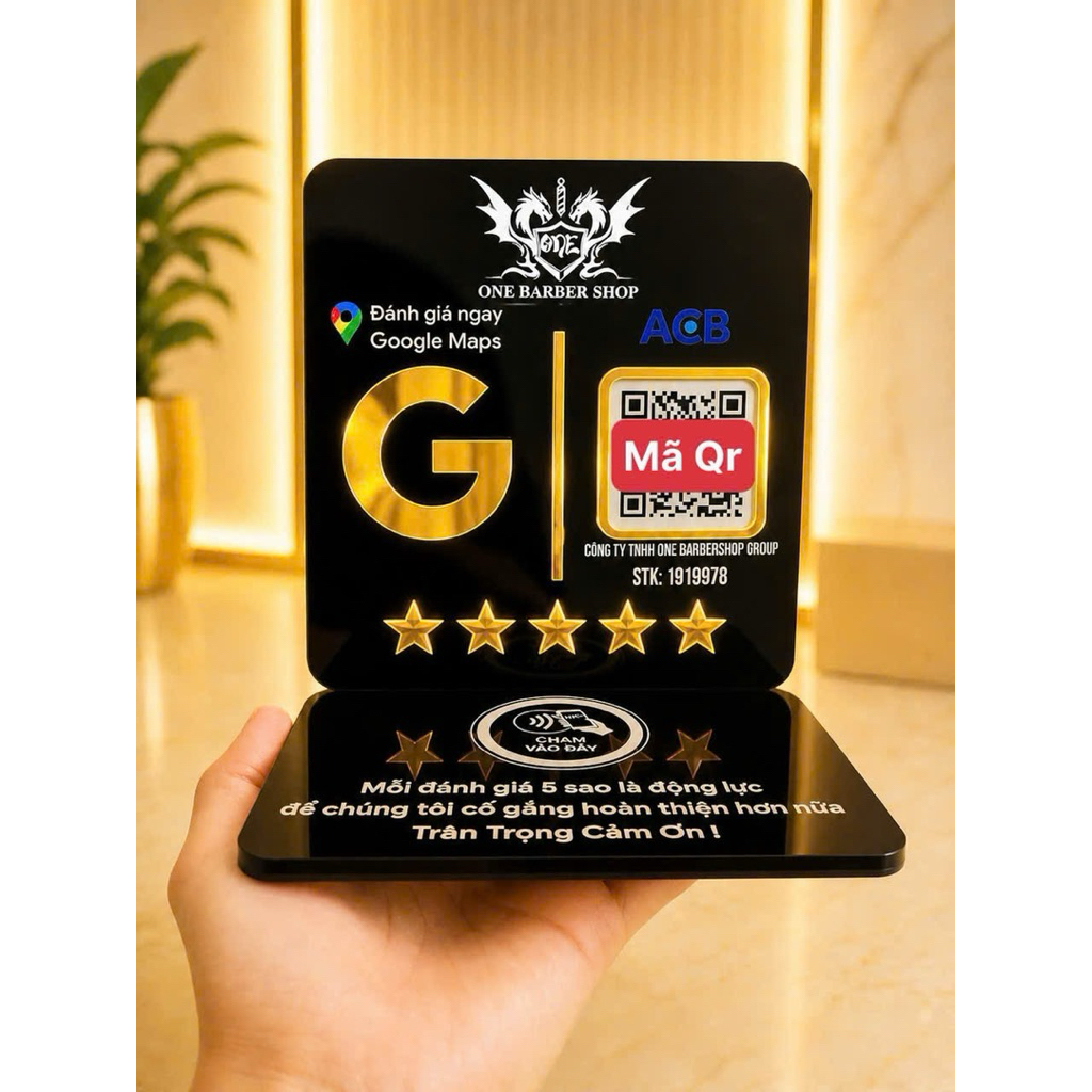 บอร์ดสแกนรหัส Qr พร้อม NFC 1 Touch Google Map Assessment, GG Review Code Board สําหรับเดสก์ท็อป, รหั
